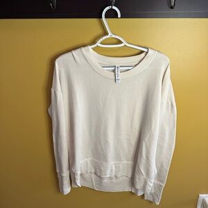 Athleta Off-White Crewneck Sweatshirt